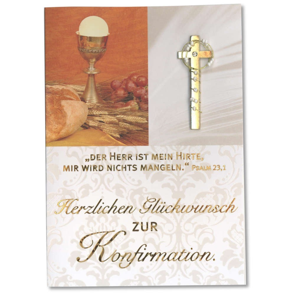 Konfirmationskarte Zur Konfirmation Herzlichen Glückwünsch Karte inkl