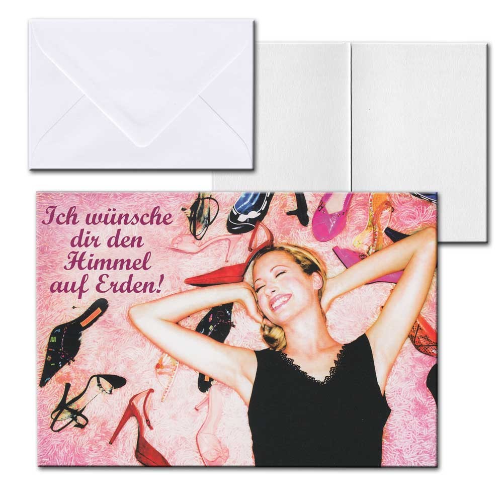 Cartolini Aufklappkarte Karte Sprüche Zitate Briefumschlag Geburtstag