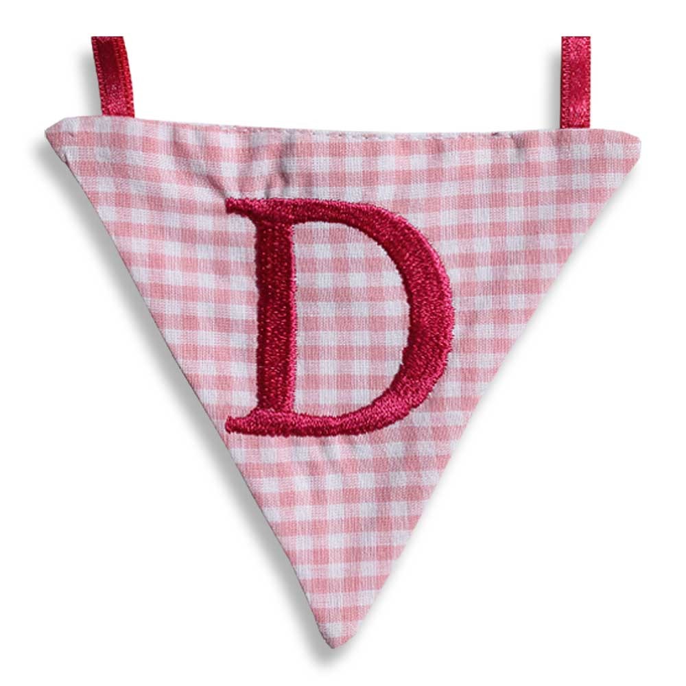 Hansekind Wimpel Wimpelkette mit Namen Buchstabe rosa Geschenk Taufe | eBay