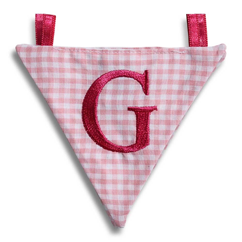 Hansekind Wimpel Wimpelkette mit Namen Buchstabe rosa Geschenk Taufe | eBay