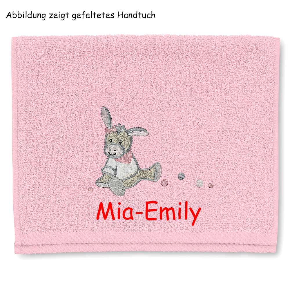 Sterntaler Kapuzenhandtuch mit Namen bestickt 100x100 cm Handtuch Baby Geschenk zur Geburt Badehandtuch Motiv:B/är gr/ün